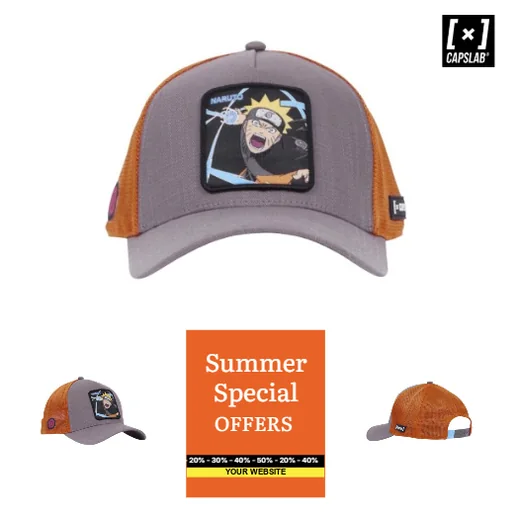 Summer offers template applied to a Capslab cap